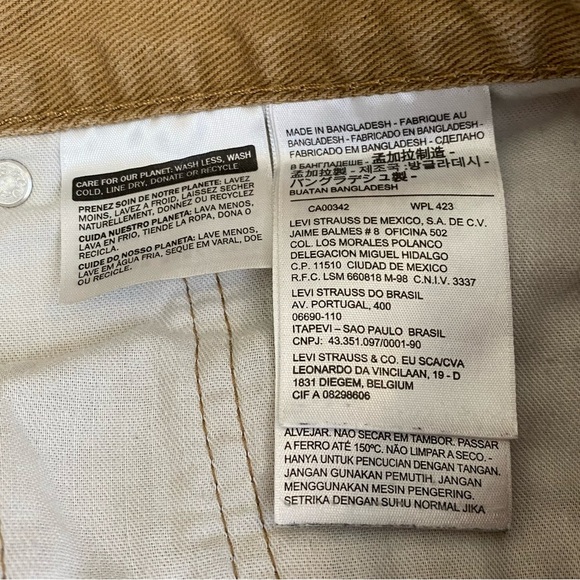 Levi’s 541 Jeans Tan Khaki - Picture 6 of 8